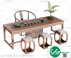 Tea Room 86 3D Model